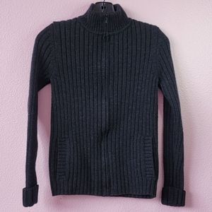 Jones New York COUNTRY ESSENTIALS  small ribbed sweater.100% WOOL.